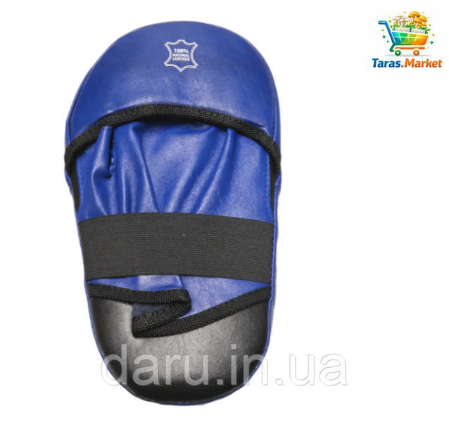 Лапи кікбоксерські прямі подовжені шкіра Boxer Sport Line 2451098520 фото