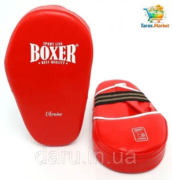 Лапы боксерские прямые кожвинил Boxer Sport Line 2716706236 фото