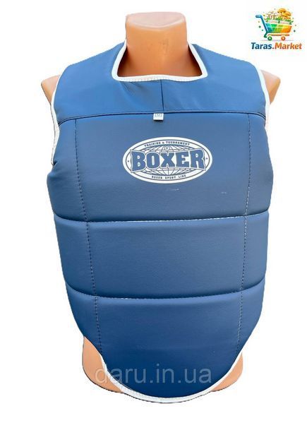 Боксерський жилет Boxer захист корпусу двосторонній розмір S шкірвініл 2452080015 фото