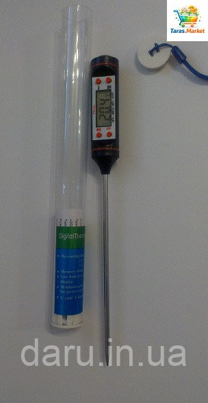 Кухонный термометр для мяса TP-101+ (-50 ... +300 &ordm;C) C функциями Hold, C/F и Max/Min (цвет: черный ) 543501930 фото