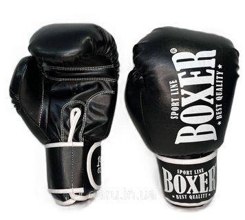 Боксерські рукавички New 16 oz ШКІРА Boxer 3 кольори Boxer Sport Line 2450972488 фото